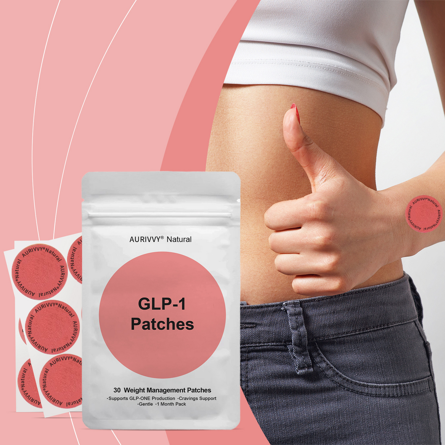 ✨Parche nutricional GLP-1: favorece el control del apetito y la pérdida de peso🍒